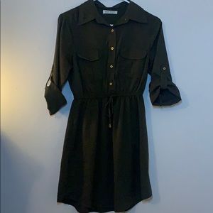 Army green dress
